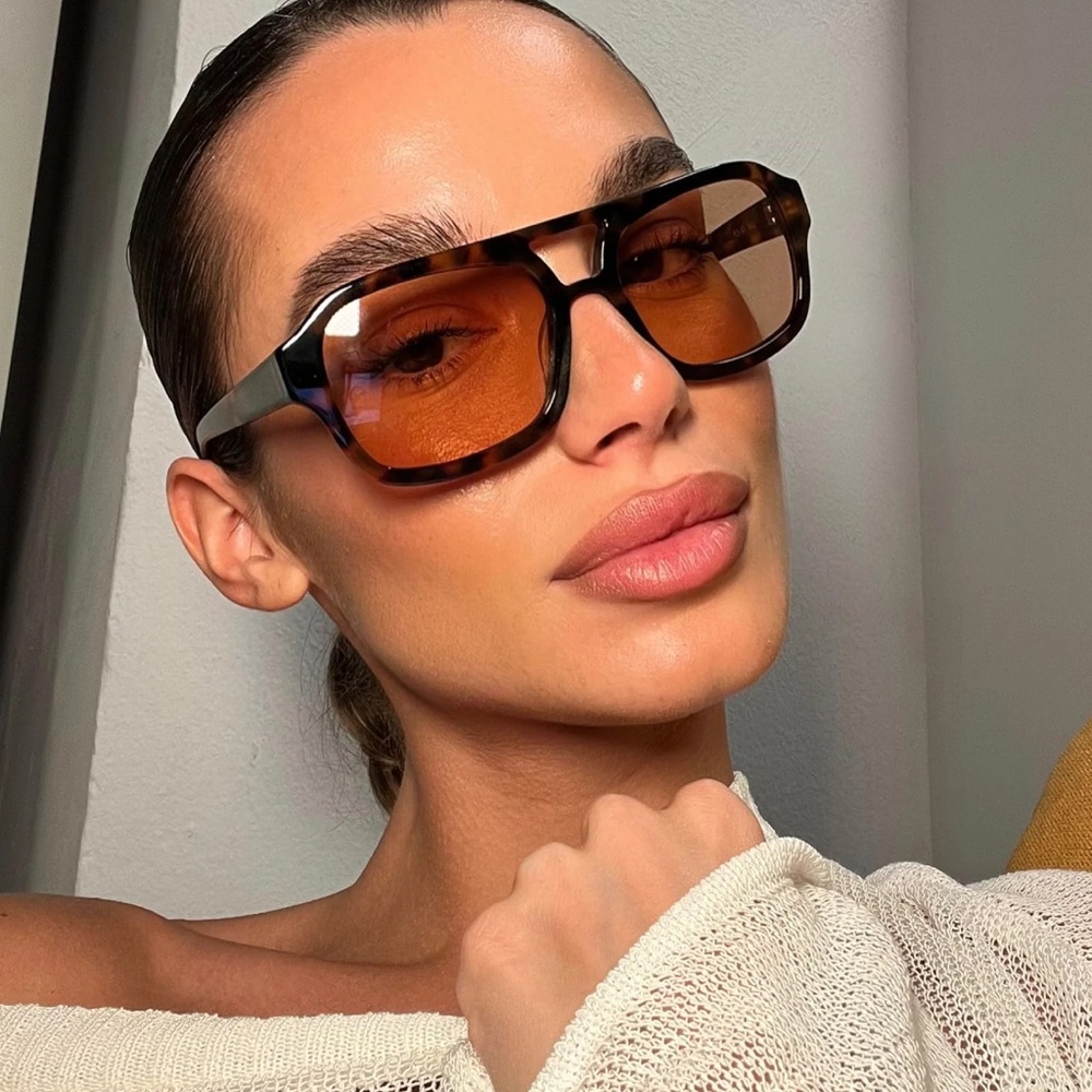 VEHLA DIXIE - CHOC TORT/CINNAMON Sunglasses Brand New